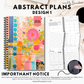 2026 Teacher Diary | Abstract Plans Collection