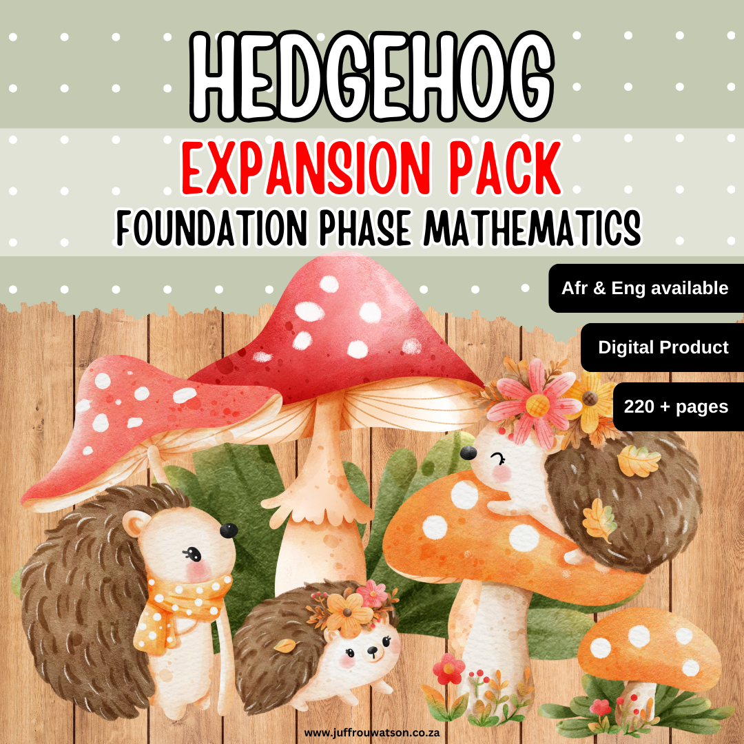 Hedgehog Foundation Phase Math Expansion Pack | Hedgehog Grondslagfase Wiskunde Pakket