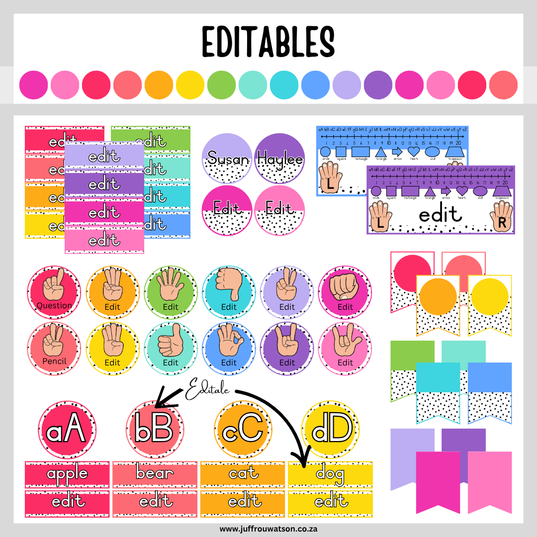 Spotty Rainbow Burst Foundation Phase English Expansion Pack
