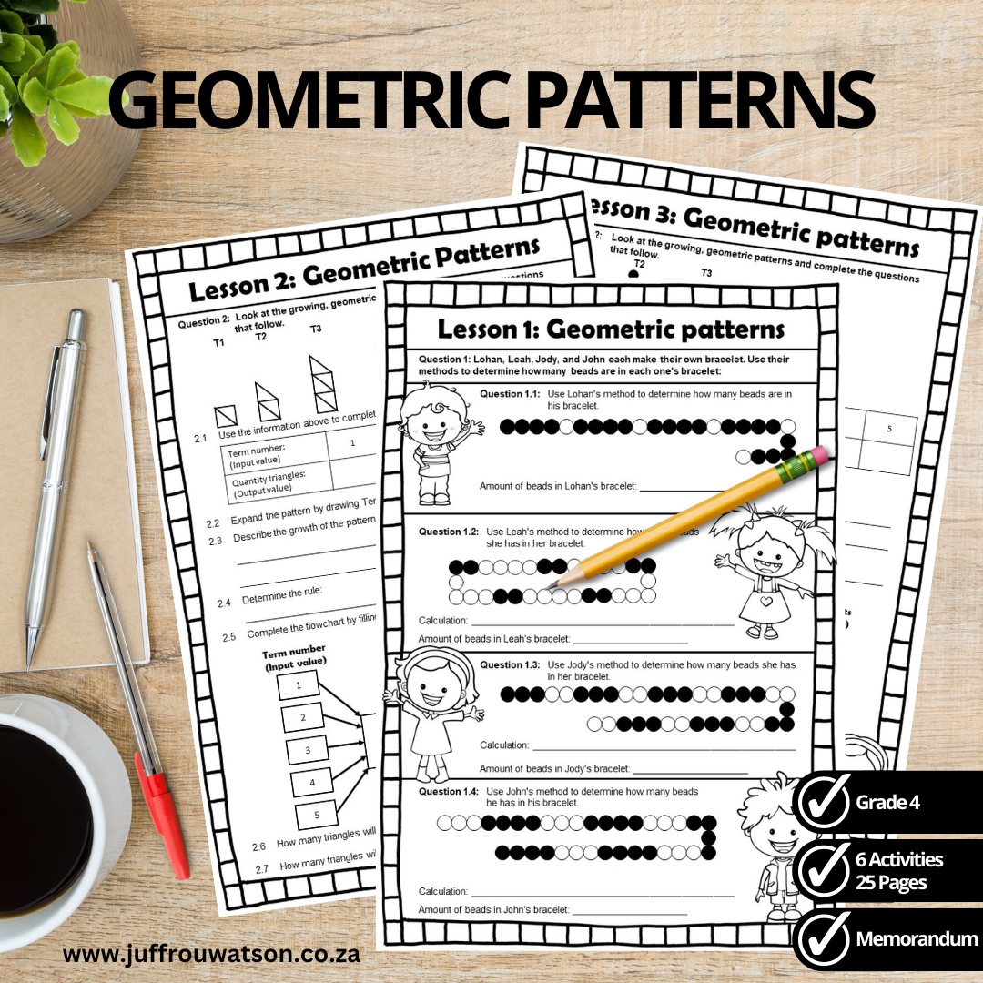Geometric Patterns | Geometriese Patrone – Juffrou Watson