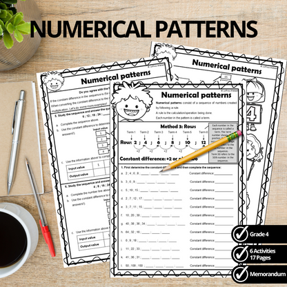 Numerical Patterns | Numeriese Patrone