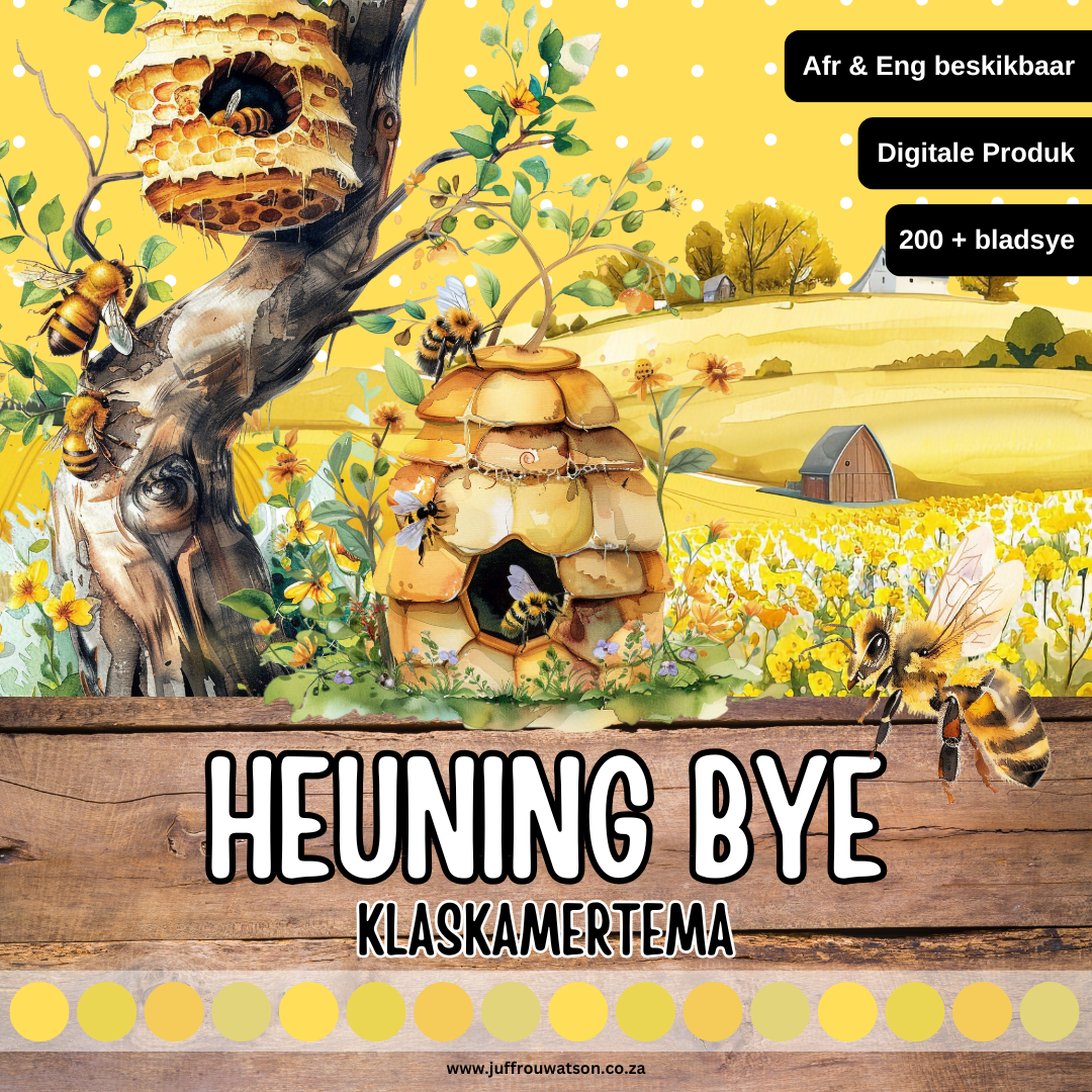 Honey Bees Classroom Theme | Heuning bye Klaskamertema