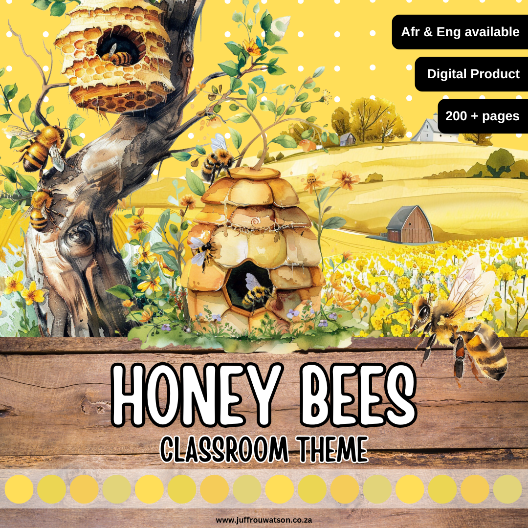 Honey Bees Classroom Theme | Heuning bye Klaskamertema