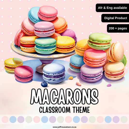 Macarons Classroom Theme | Macarons Klaskamertema