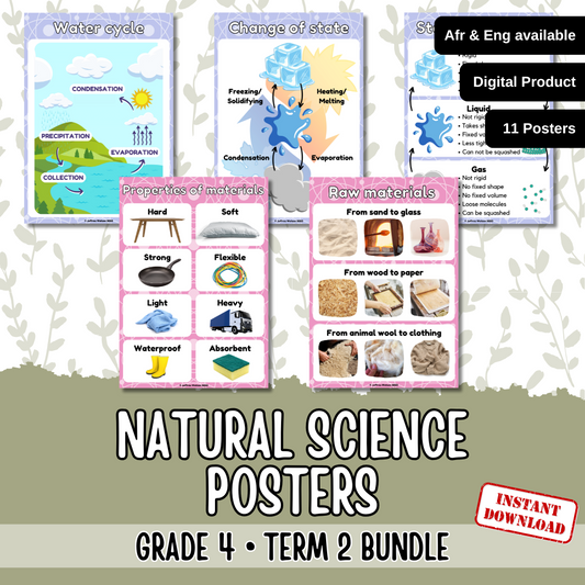 Gr4 NST Term 2 Posters | Gr4 NWT Kwartaal 2 Plakkate