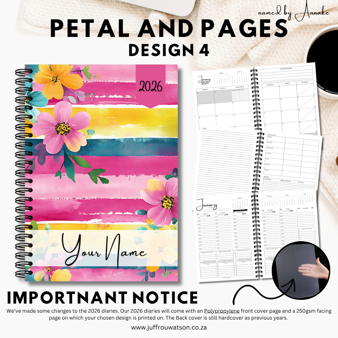 2026 Teacher Diary | Petal and Pages Collection