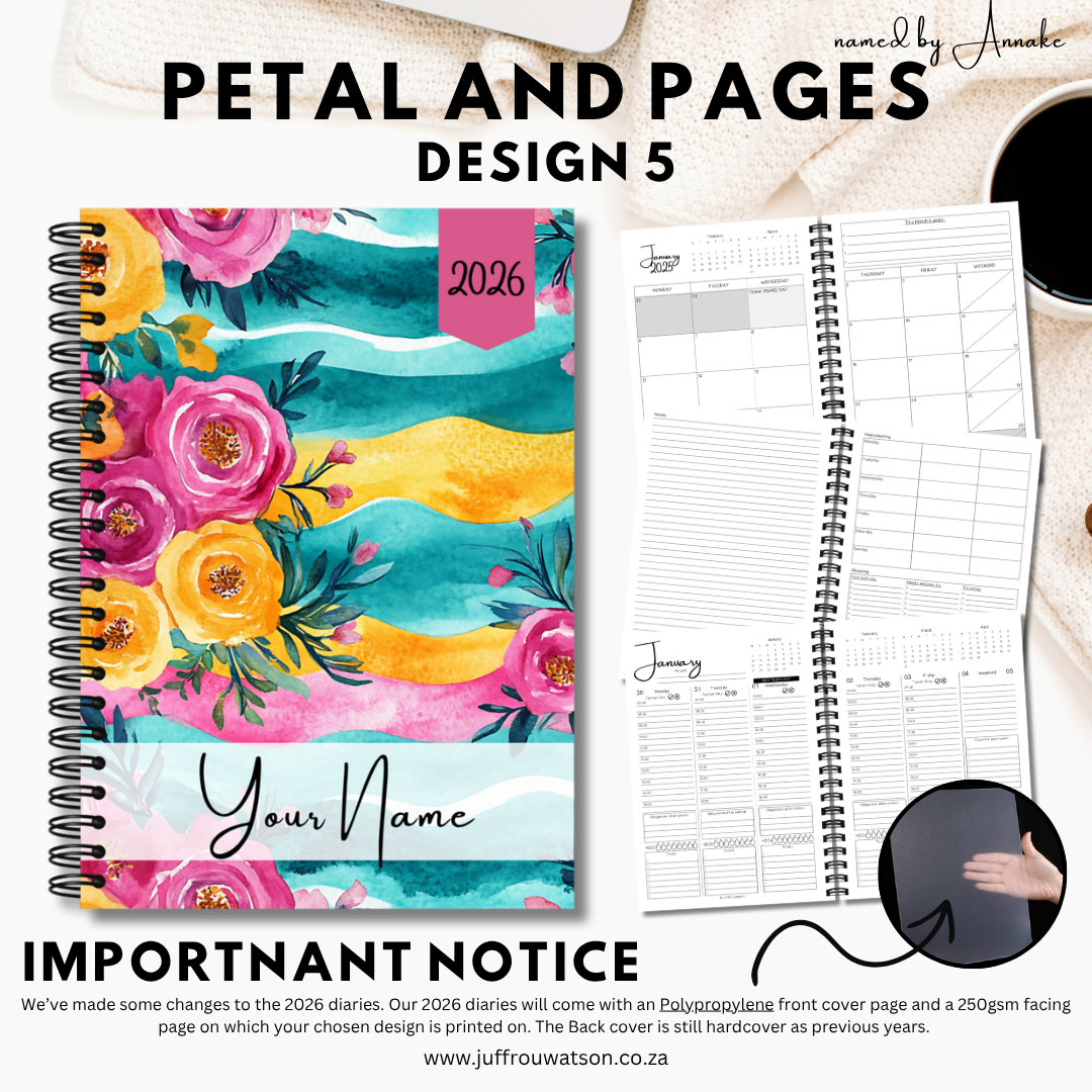 2026 Teacher Diary | Petal and Pages Collection