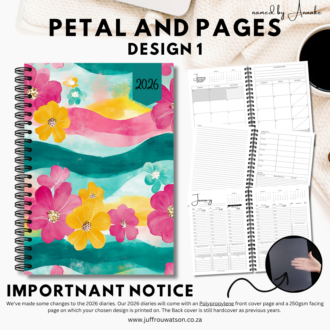 2026 Teacher Diary | Petal and Pages Collection