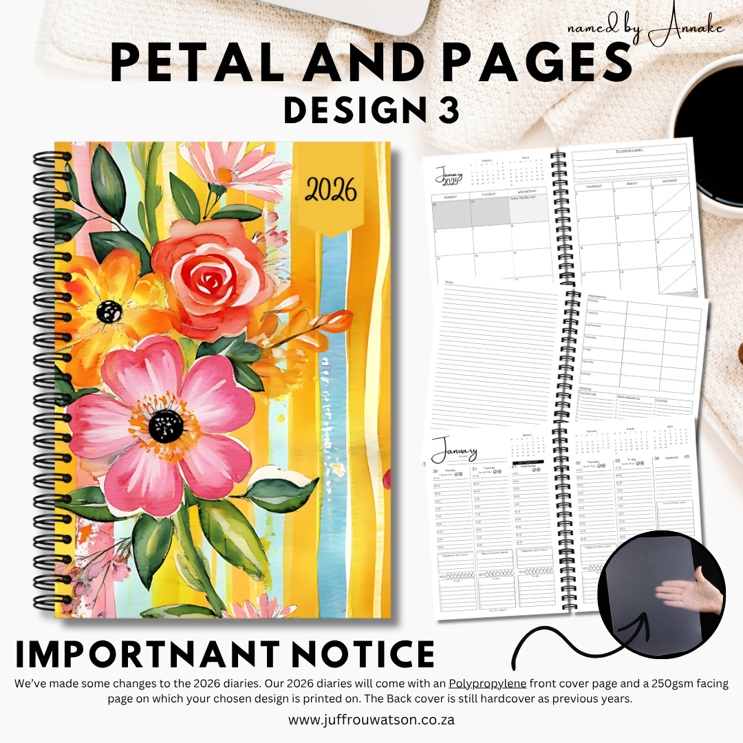 2026 Teacher Diary | Petal and Pages Collection