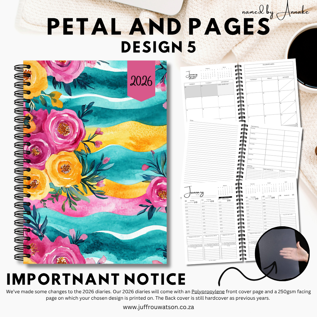 2026 Teacher Diary | Petal and Pages Collection