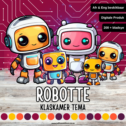 Robots Classroom Theme | Robotte Klaskamertema