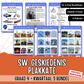 Gr4 History Year Bundle Posters | Gr4 Geskiedenis Jaarbundel Plakkate