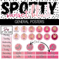 Spotty Sunset Blush Paradise Classroom Theme