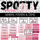 Spotty Sunset Blush Paradise Classroom Theme