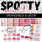 Spotty Sunset Blush Paradise Classroom Theme