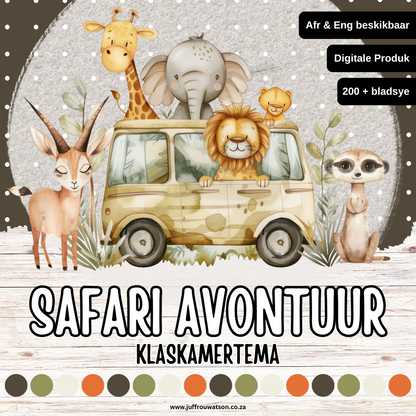 Safari Adventure Classroom Theme | Safari Avontuur Klaskamertema