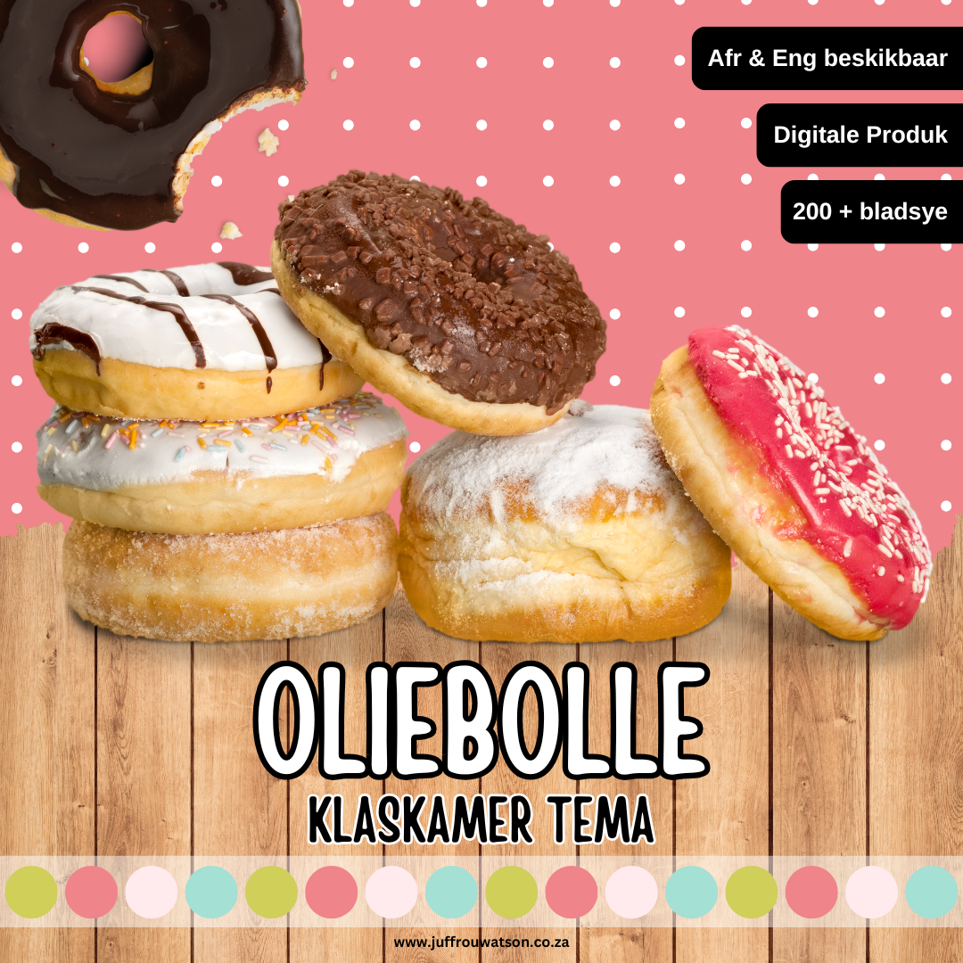 Doughnut Classroom Theme | Oliebolle Klaskamertema