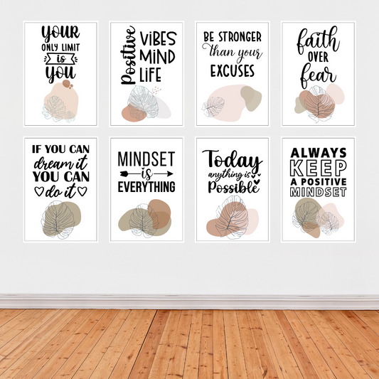 Motivational Quotes - Boho Monstera
