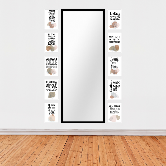 Motivational Quotes - Boho Monstera