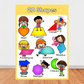 2D and 3D Objects Math Poster