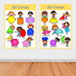 2D and 3D Objects Math Poster