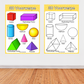 2D and 3D Objects Math Poster