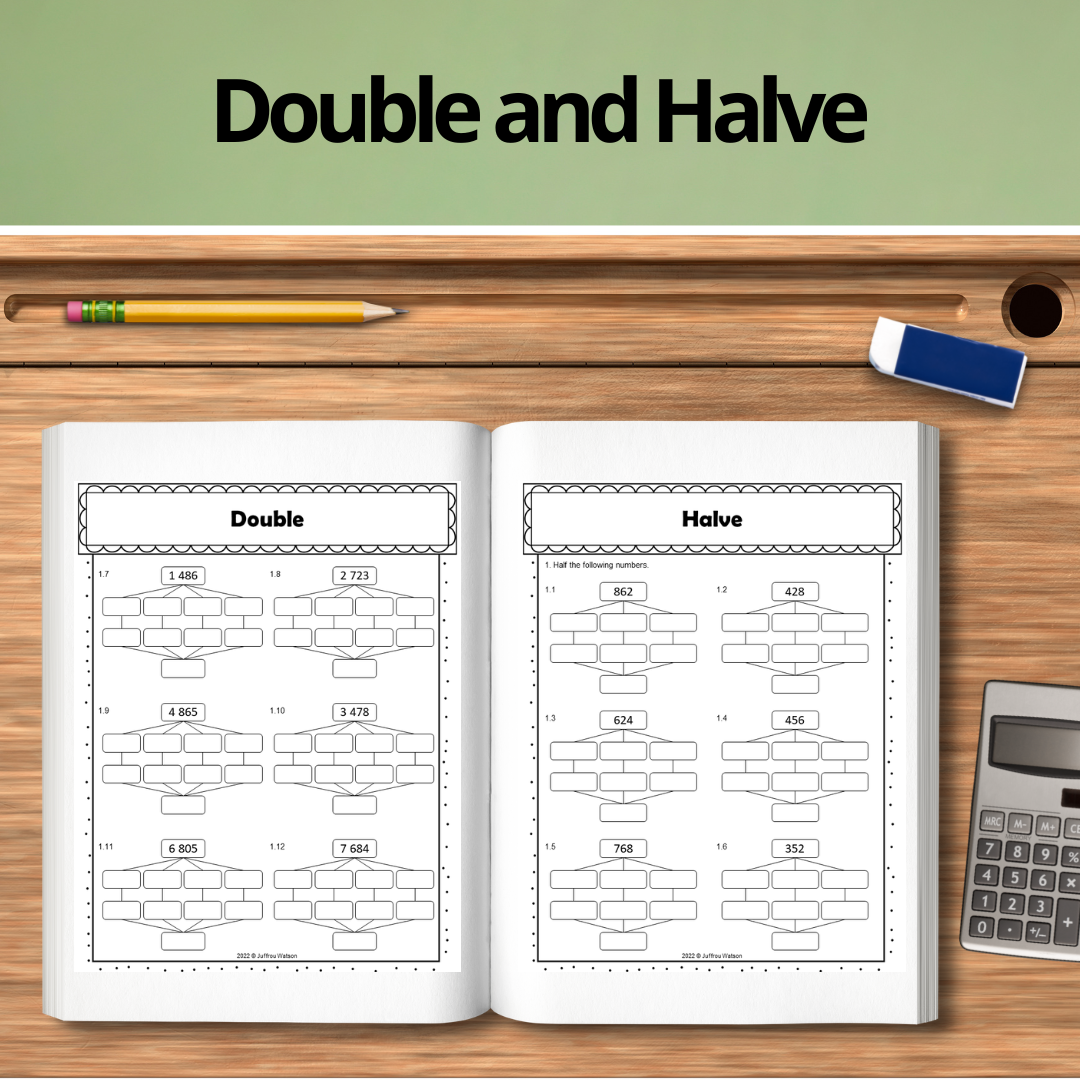 Double and Halve | Verdubbel en Halveer