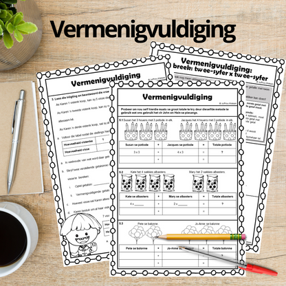 Multiplication | Vermenigvuldiging