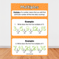 Set of Math Posters | Stel Wisk Plakkate