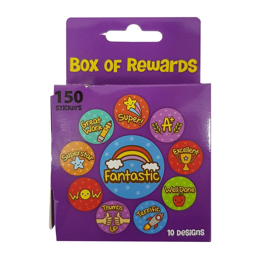 Box of Rewards Stickers Purple
